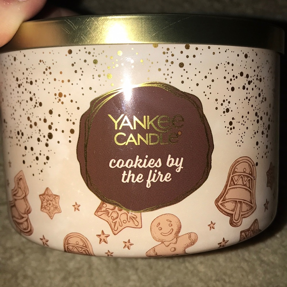Cookies by the fire candle